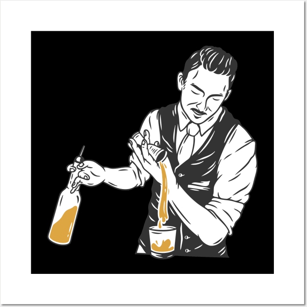 The Bartender Wall Art by Shankara